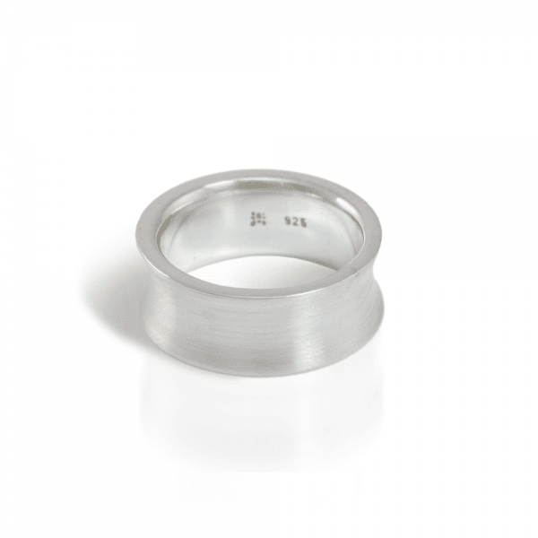 Silver Concave Band - Model RG49