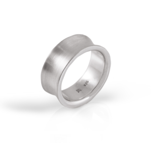 Silver Concave Band - Model RG49