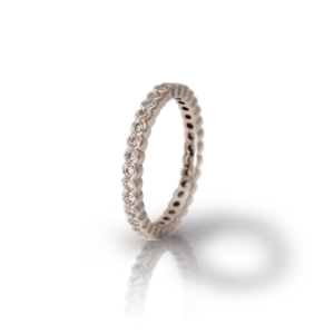 White Gold Diamond Eternity Band Model RG94 - Scarab Jewellery Studio