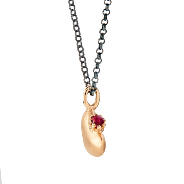 Ruby heart pendant - Image 2